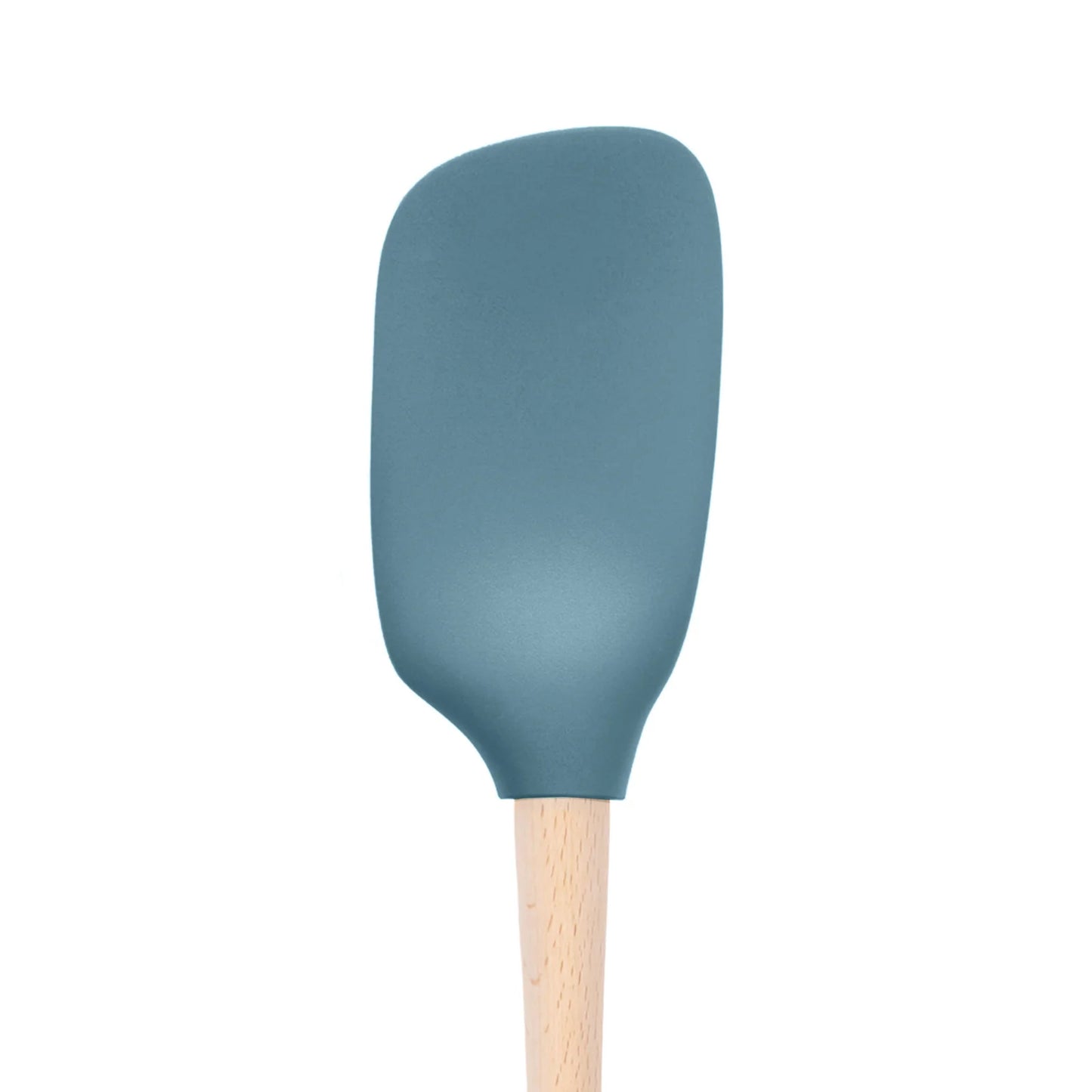 Tovolo Flex-Core Wood Handle Spoonula: Blue Slate