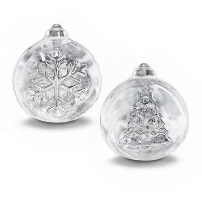 Tovolo Ice Molds (Set of 2): Tree & Snowflake Ornaments