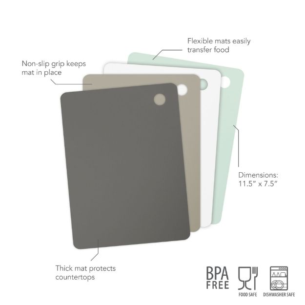 Tovolo Large Cutting Mats (Set of 4)