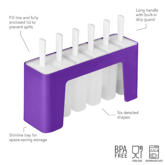Tovolo Pop Molds with Slimline Tray: Wavy