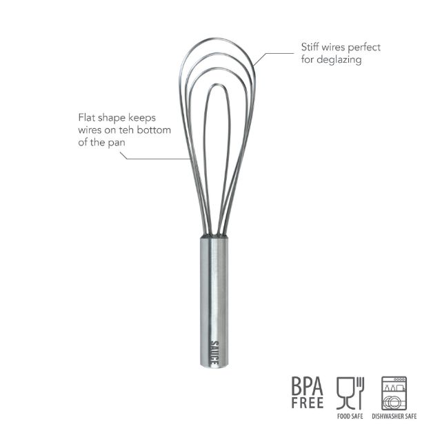 Tovolo Stainless Steel Whisk: 10", Sauce