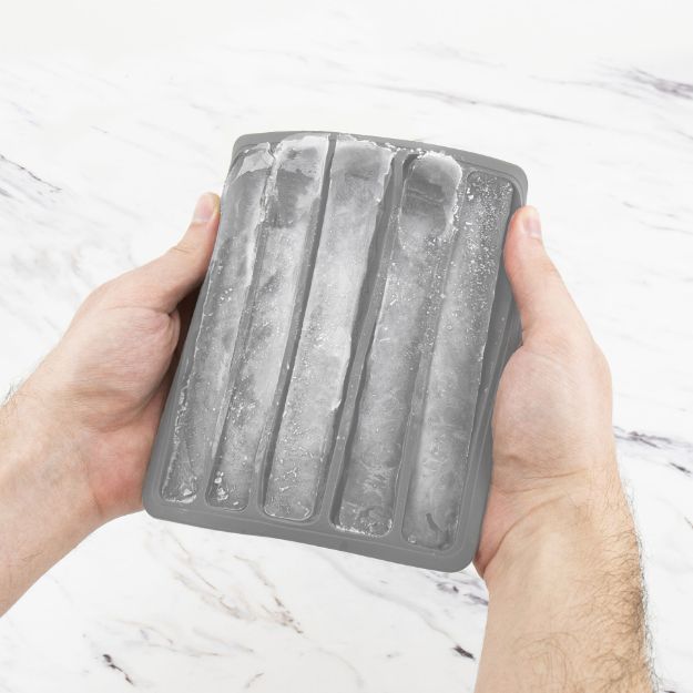 Tovolo Water Bottle Ice Mold: Oyster Gray