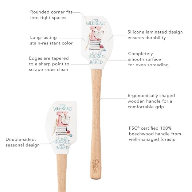 Tovolo Wood Handled Spatula: Booked & Baked