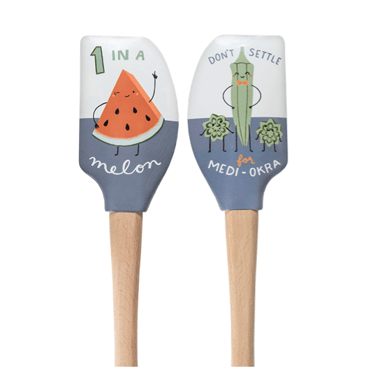 Tovolo Wood Handled Spatula: One in a Melon