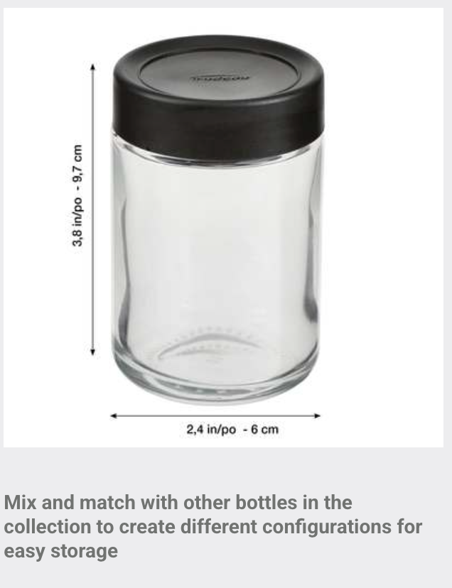 Trudeau Stacking Spice Bottle: Large