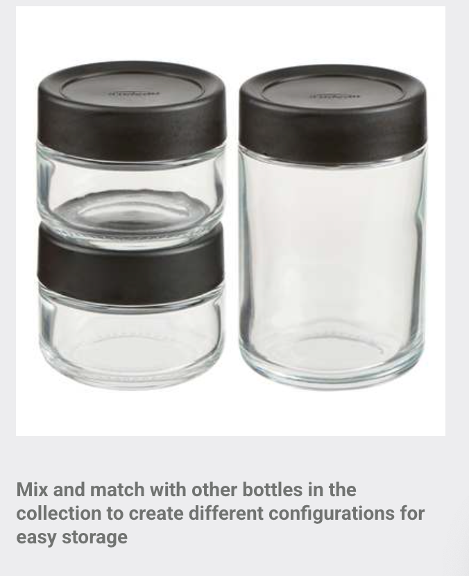 Trudeau Stacking Spice Bottle: Small