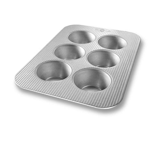 USA Pan Muffin Pan: 6 cup, Texas Size