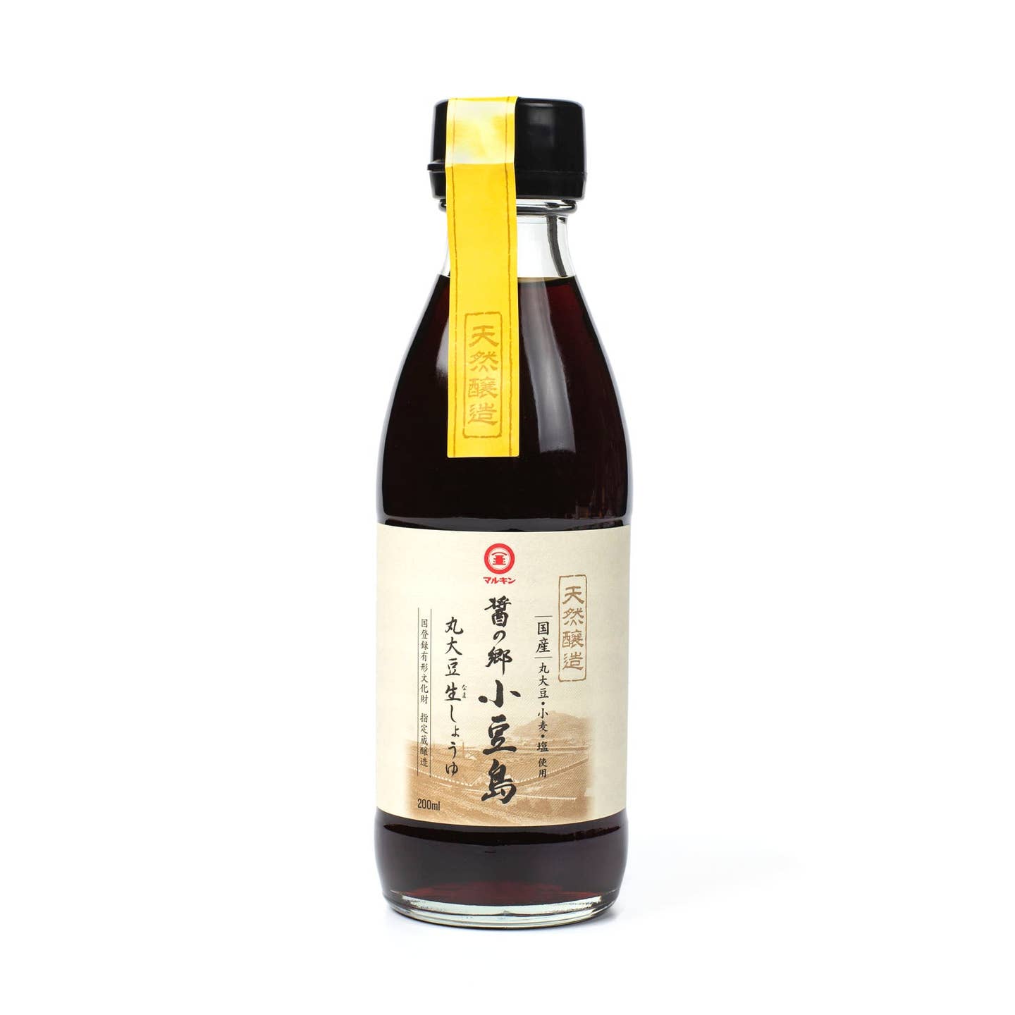 Premium Koikuchi Pure Soy Sauce "Hishio-No-Sato", 7 Fluid Ounces