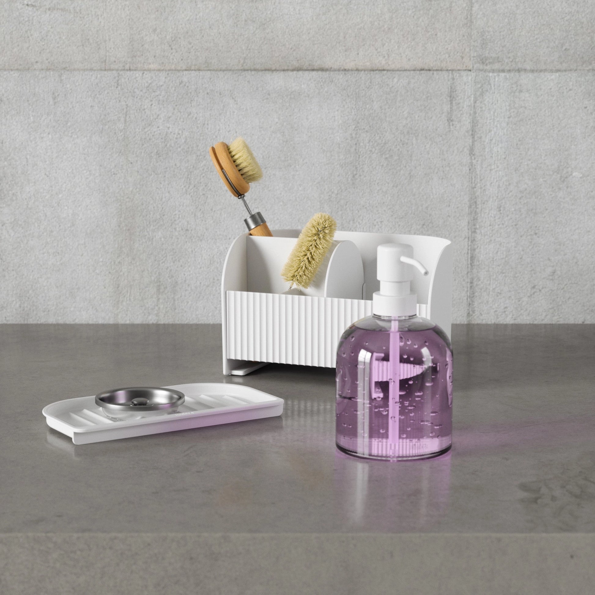 Umbra Sling Sink Caddy and Soap Pump