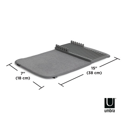 Umbra Udry Mini Dish Rack with Drying Mat