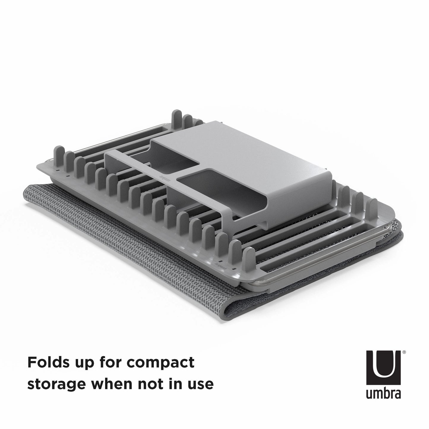 Umbra Udry Over The Sink Dish Rack with Drying Mat