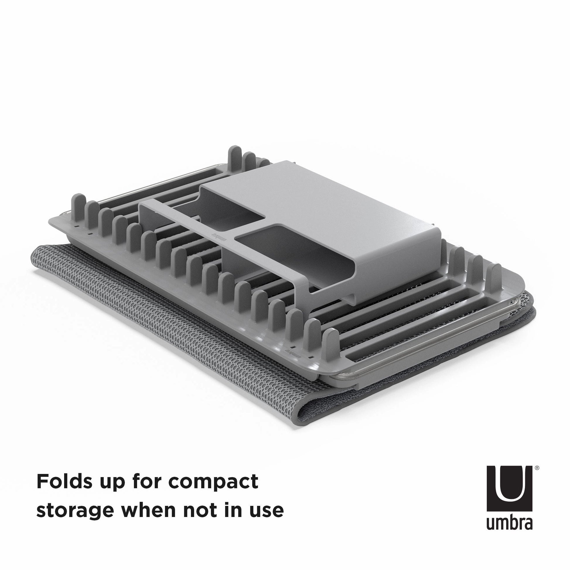 Umbra Udry Over The Sink Dish Rack with Drying Mat