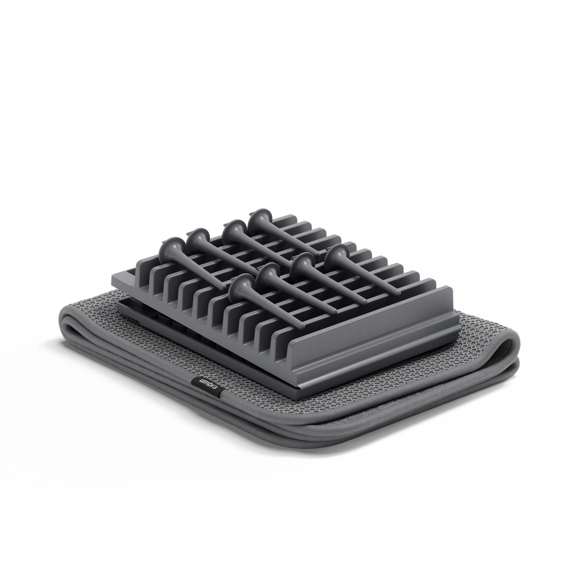 Umbra Udry Peg Drying Rack with Drying Mat