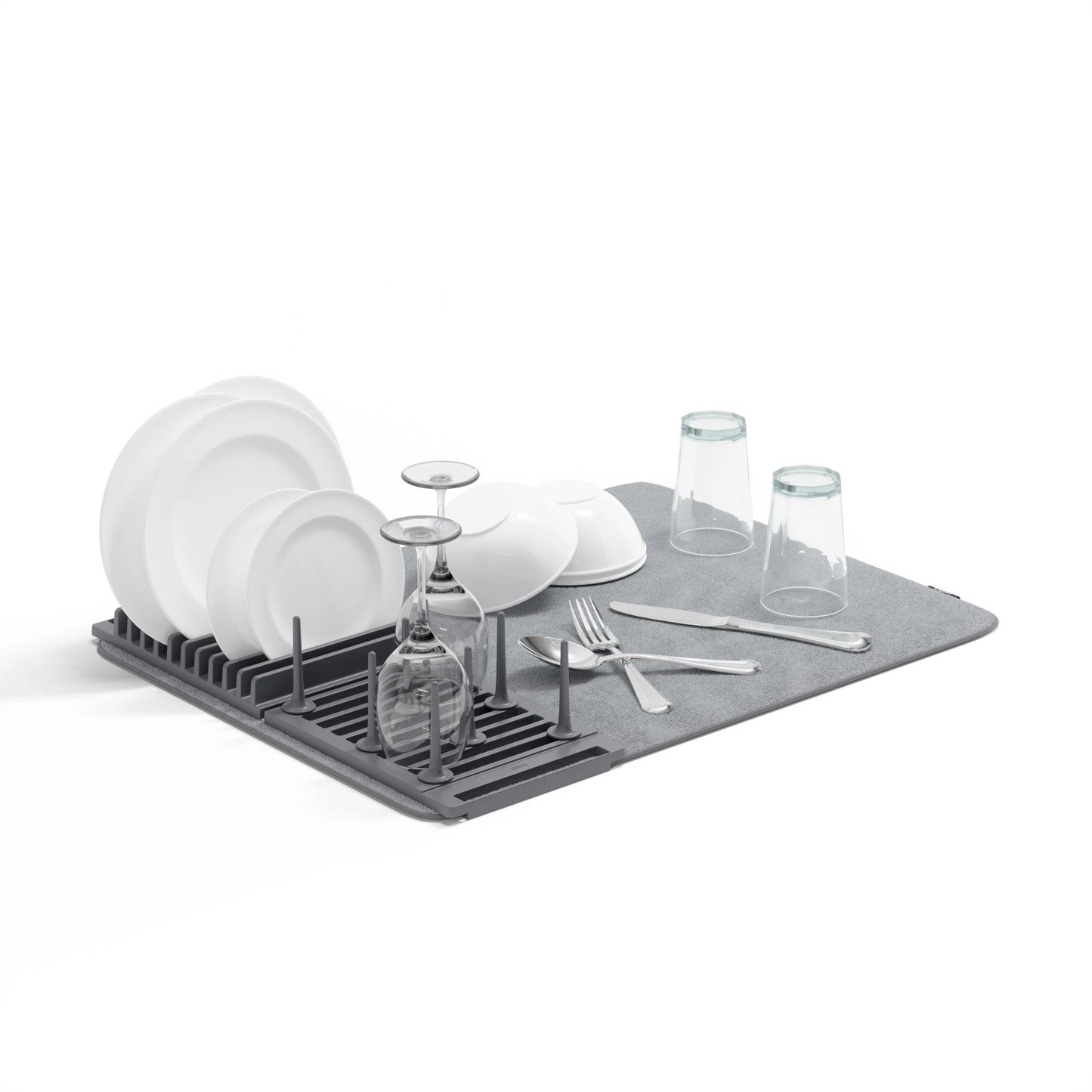 Umbra Udry Peg Drying Rack with Drying Mat