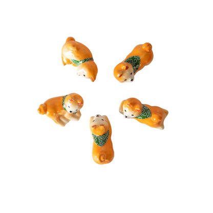 Urban Tokyo Chopsticks and Rests Gift Set: Shiba Inu