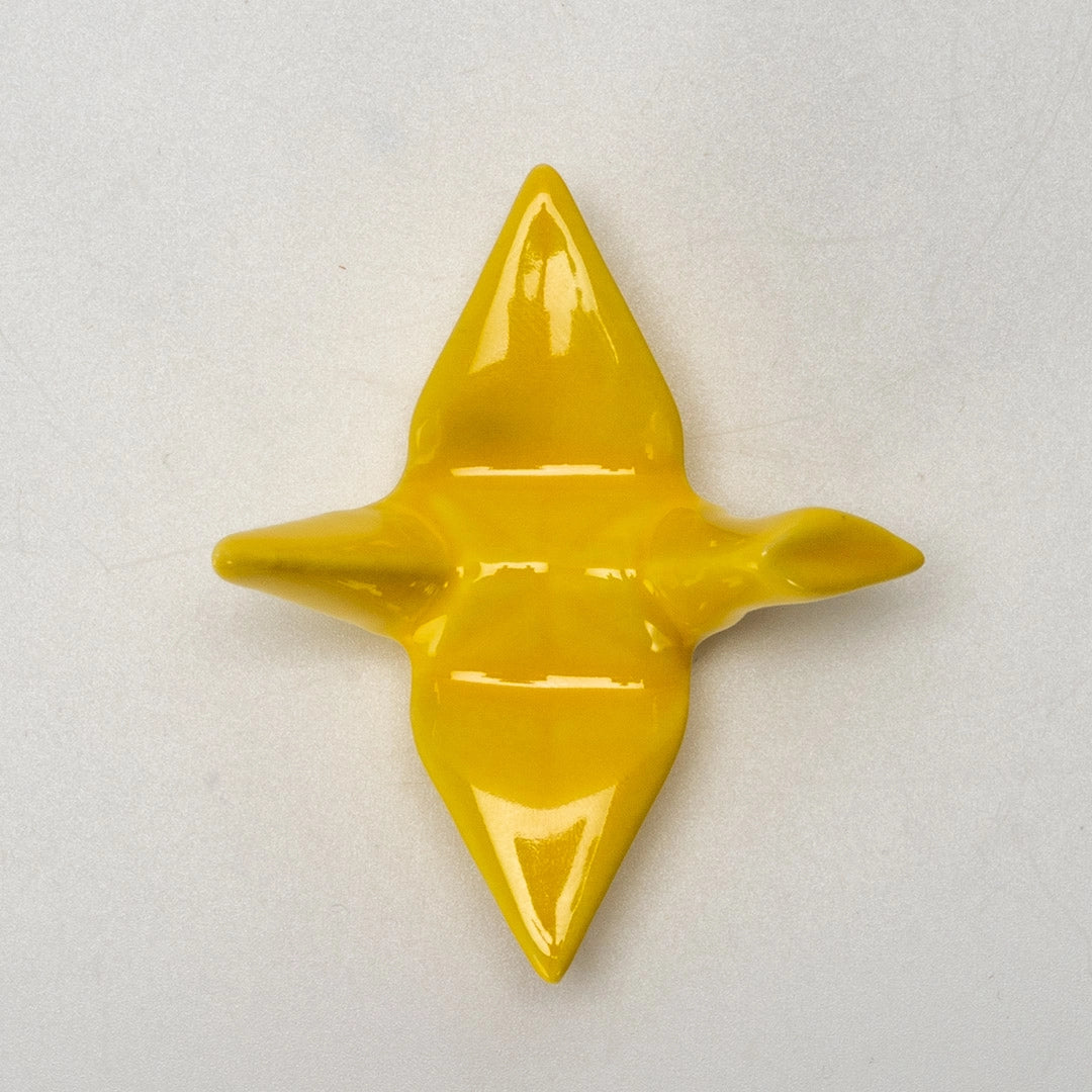 Urban Tokyo Porcelain Chopstick Rests: Origami Crane, Yellow