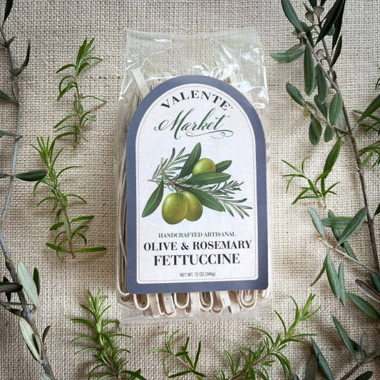 Valente Pasta: Rosemary Olive Fettuccine