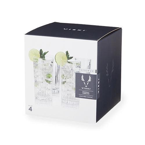 Viski Reserve Glasses (Set of 4): Highball