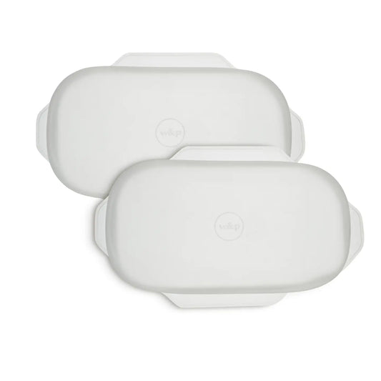 W&P Reusable Silicone Stretch Lids (Set of 2 Loaf Dish Size)