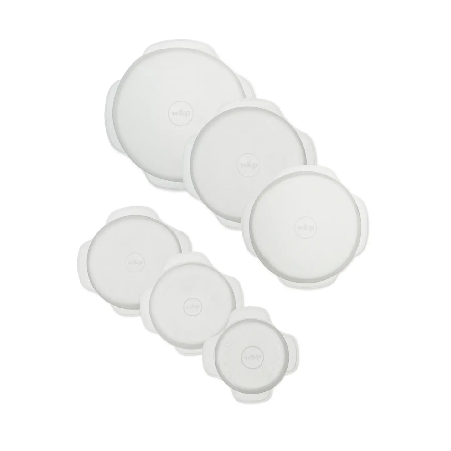 W&P Reusable Silicone Stretch Lids (Set of 6 Assorted Sizes)
