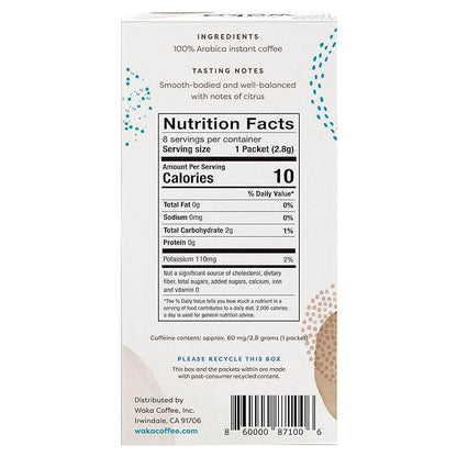 Waka Instant Coffee - Medium Roast Colombian (8ct)