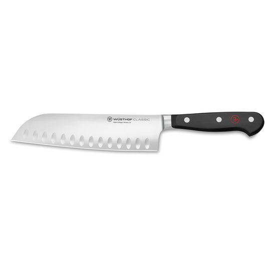Wusthof Classic 7" Santoku, Hollow Edge