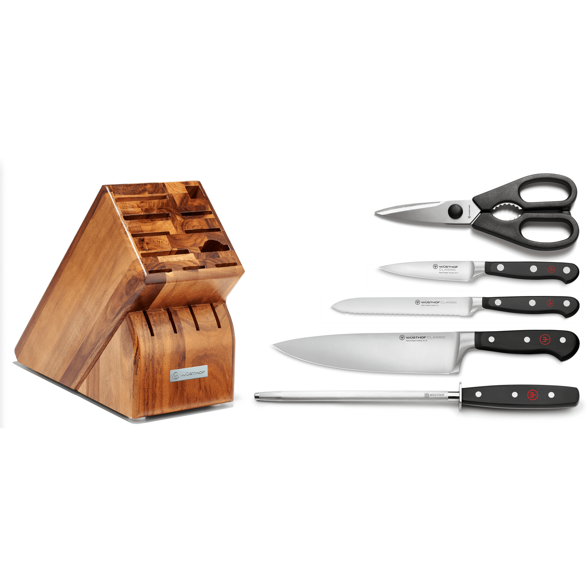 Wusthof Classic Block Set: 6 Piece