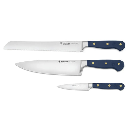 Wusthof Classic Blueberry Set: 3 Piece Starter Set