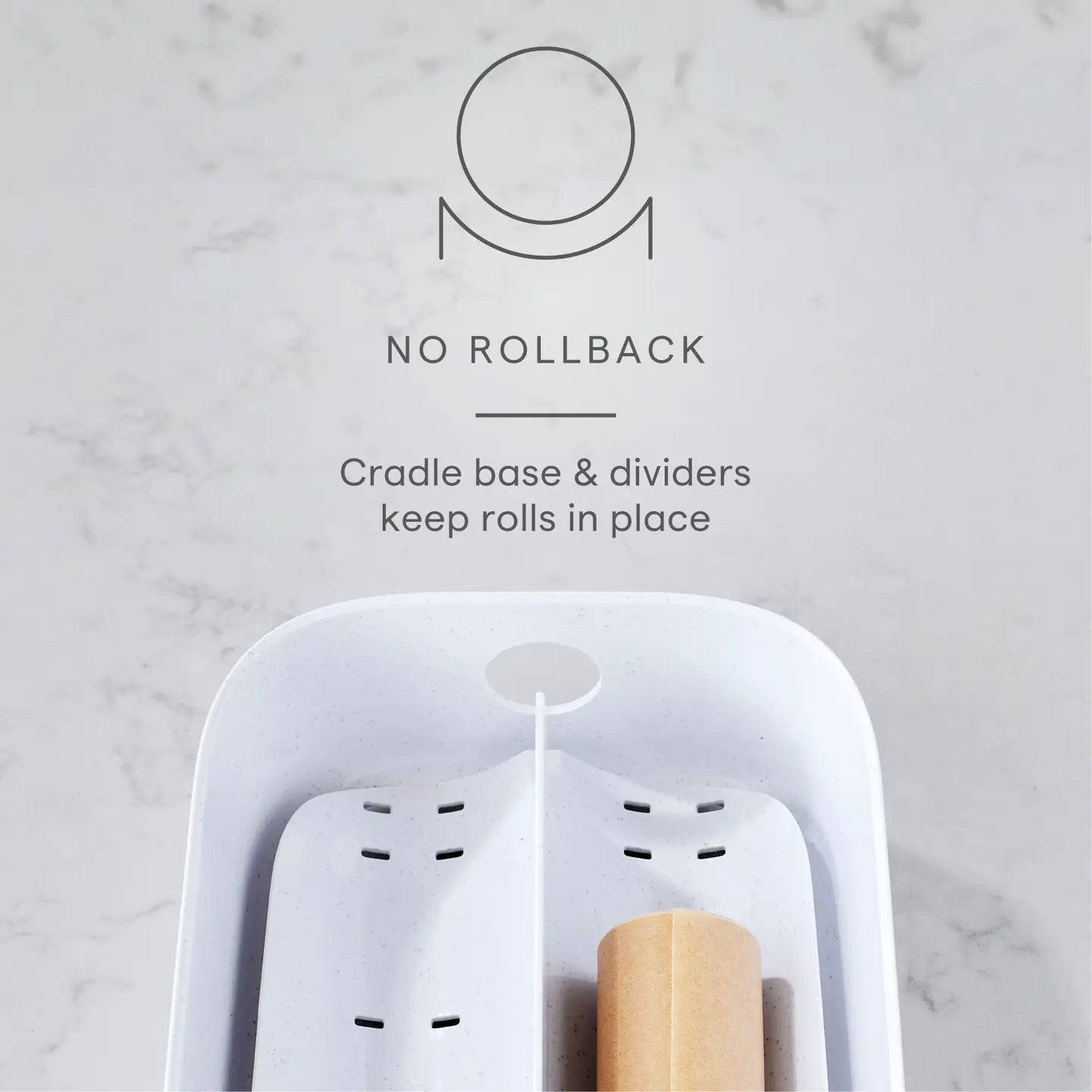 YouCopia Storaroll™ Wrap Dispenser, 2-in-1