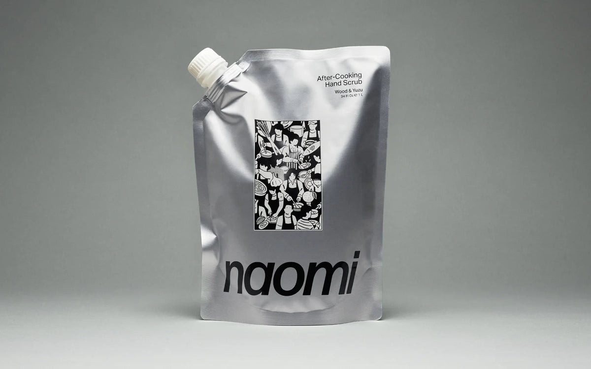 Naomi After Cooking Hand Scrub Refill: Wood & Yuzu