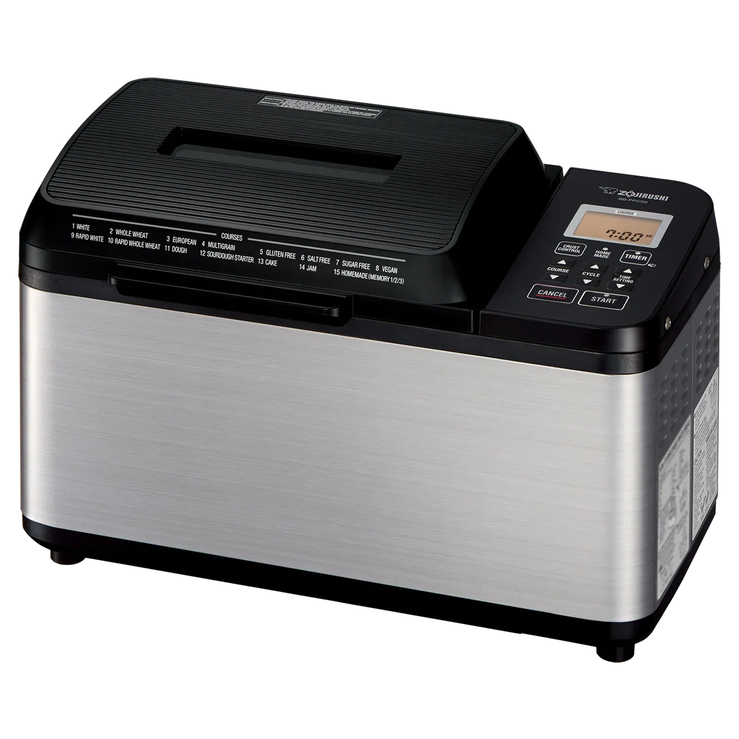 Zojirushi Breadmaker: Home Bakery Virtuoso® Plus (PFAS Free)