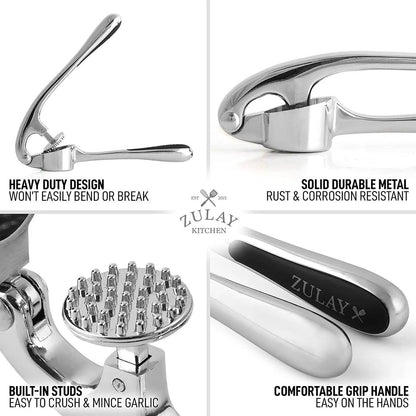 Zulay Kitchen Garlic Press