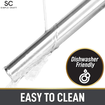Zulay Kitchen Stainless Steel Rolling Pin: 16"