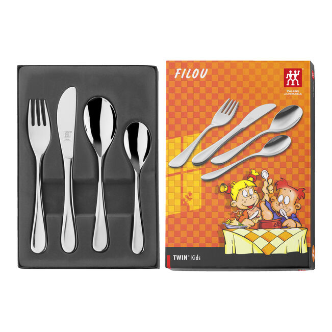Zwilling Kids Flatware Set (4-Piece): Filou