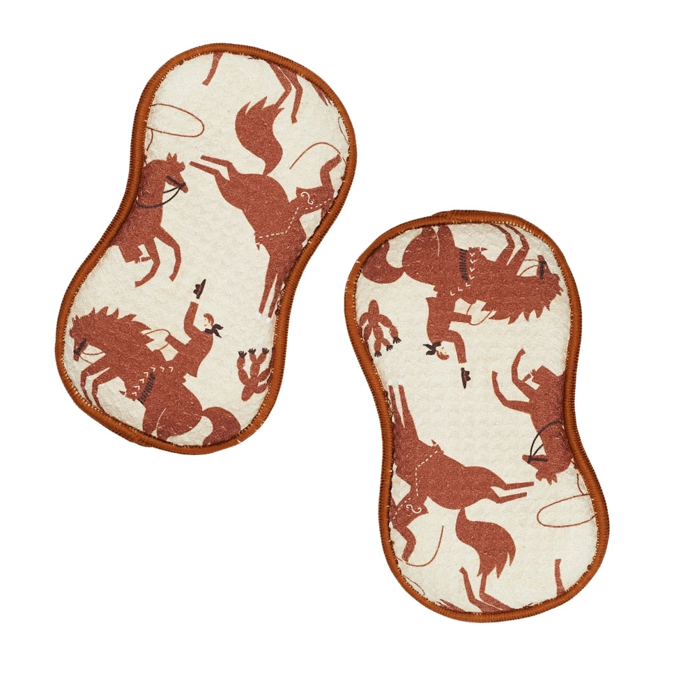 Once Again Home XL Sponges (Set of 2): Rodeo, Coffee