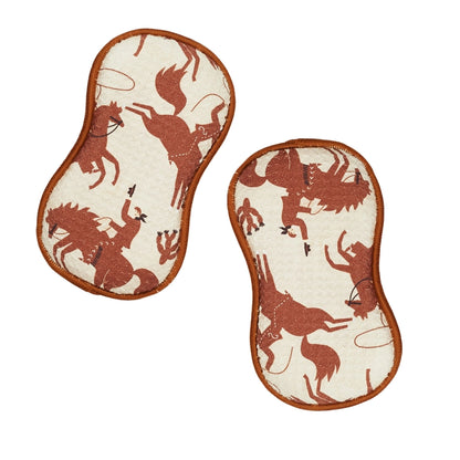 Once Again Home XL Sponges (Set of 2): Rodeo, Coffee