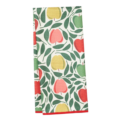 Once Again Home Anywhere Towel, Reversible: RJW Happy Apple