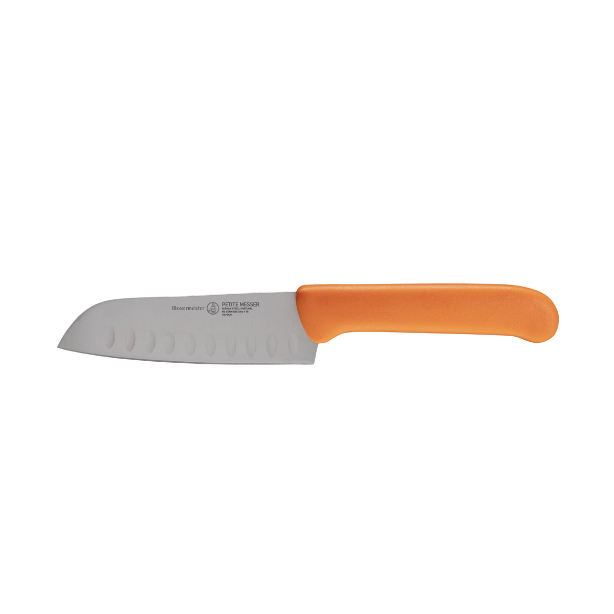 Messermeister Petite Messer 5" Kullens Santoku Knife: Orange