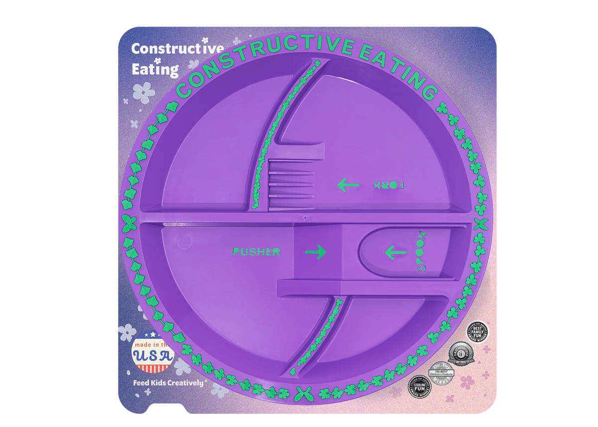 Constructive Eating Plate: Garden
