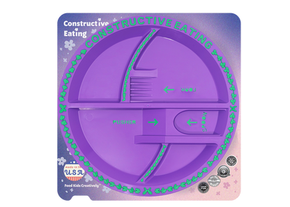 Constructive Eating Plate: Garden