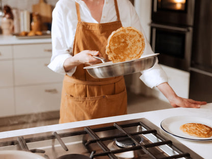 MADE IN® CeramiClad™ 2.0 Non-stick Fry Pan: 12", Antique Brass Handle