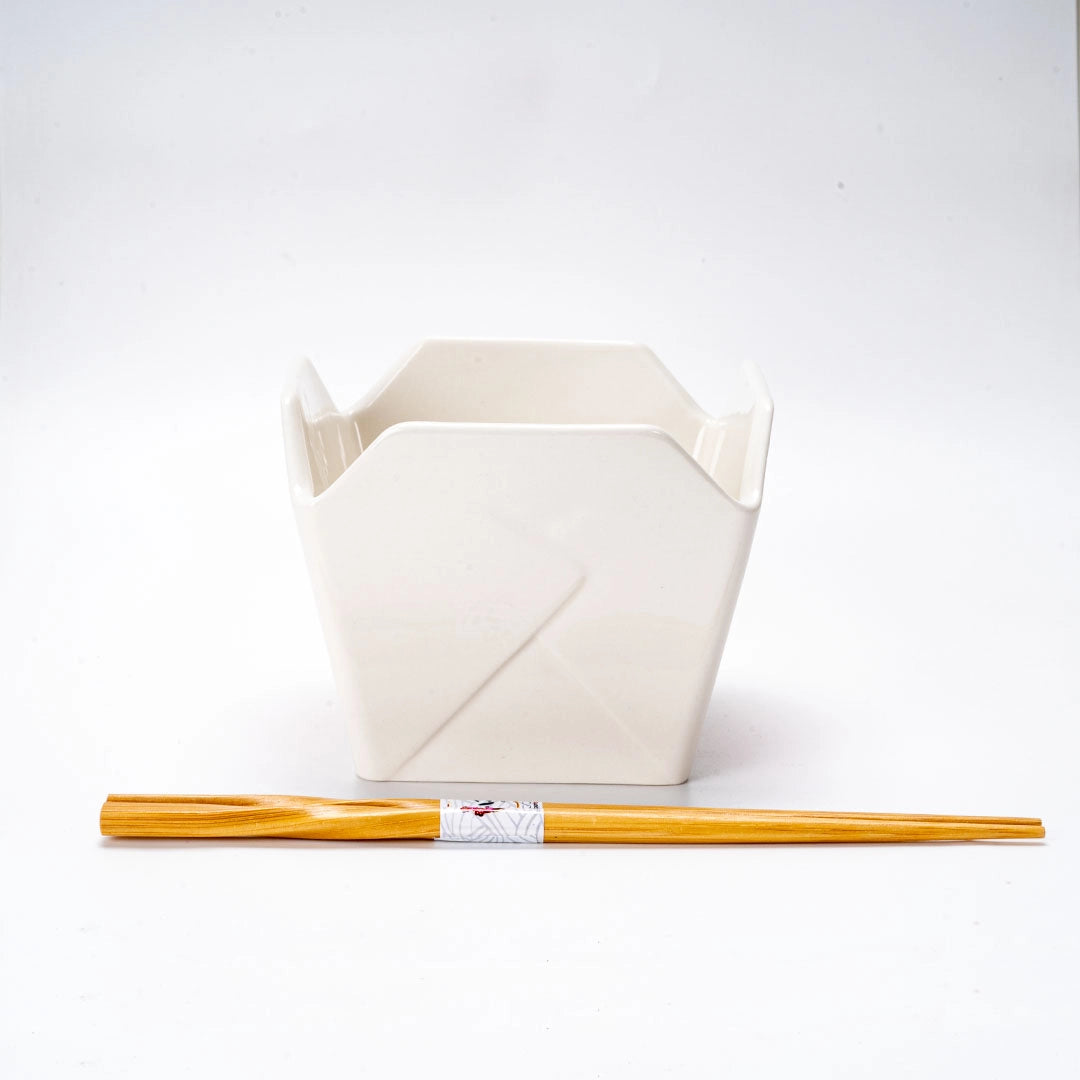 Urban Tokyo 'Takeout' Noodle Bowl with Chopsticks: 16 oz., Phoenix