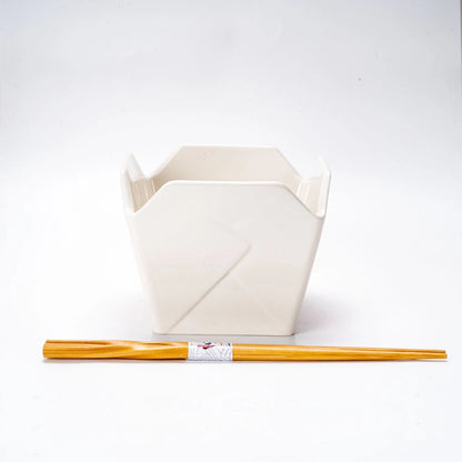 Urban Tokyo 'Takeout' Noodle Bowl with Chopsticks: 16 oz., Phoenix