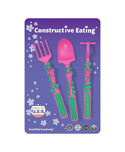 Constructive Eating Utensil Set: Garden Fairy