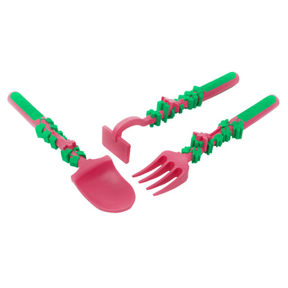 Constructive Eating Utensil Set: Garden Fairy