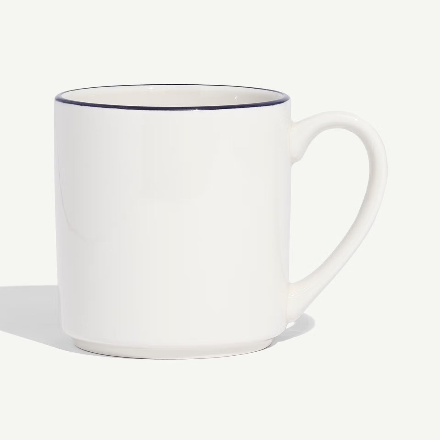 MADE IN® Tabletop Coffee Mugs (Set of 4): Blue Rim
