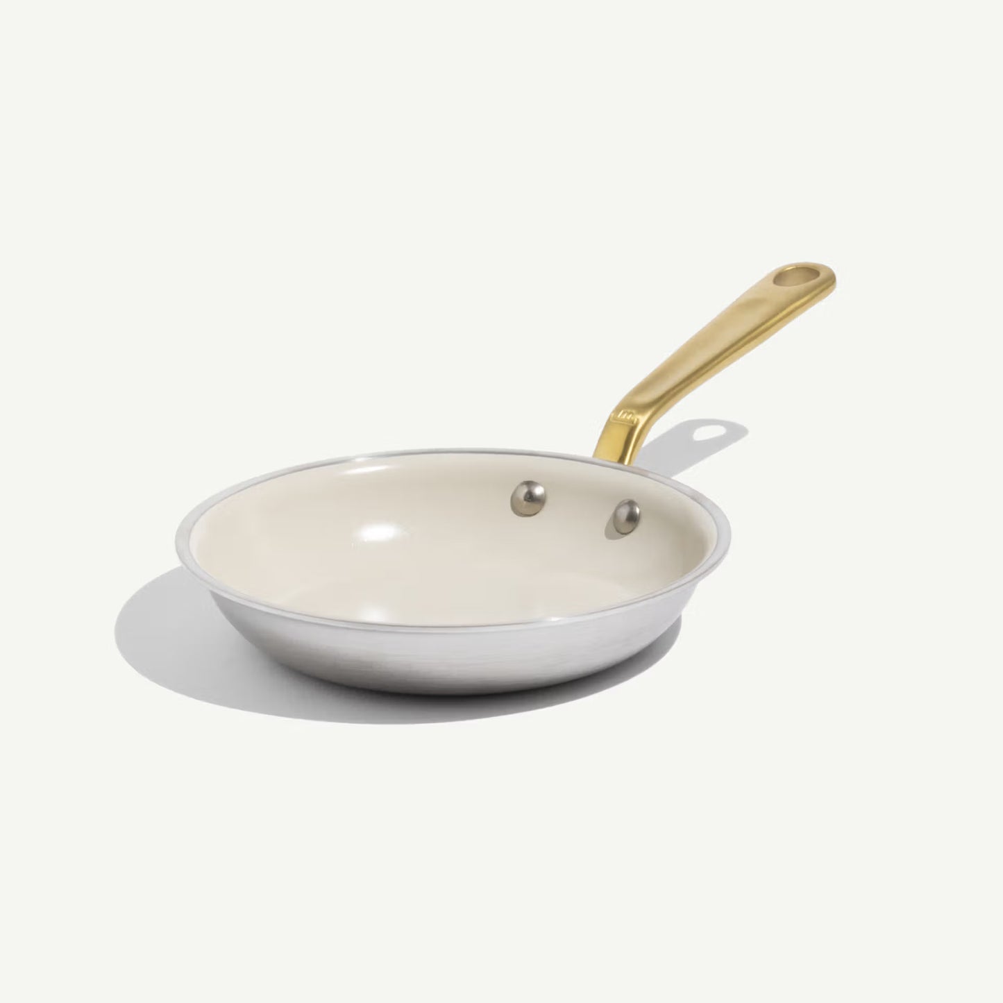 MADE IN® CeramiClad™ 2.0 Non-stick Fry Pan:  8", Antique Brass Handle