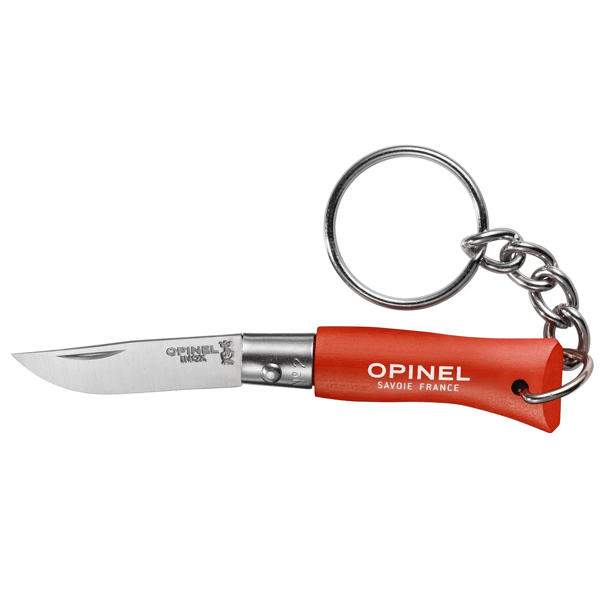 Opinel N°2 Stainless Steel Pocket Knife: Orange