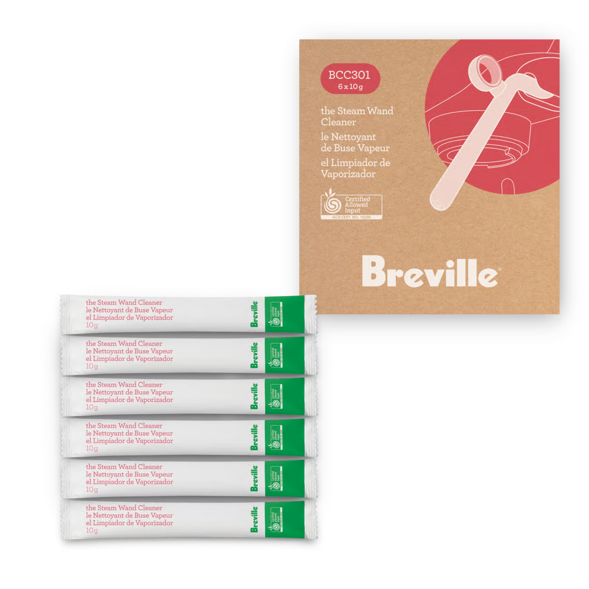 Breville Steam Wand Cleaner (pack of 6)