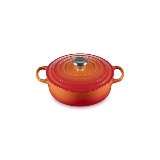 Le Creuset Round Wide Dutch Oven:  3.5 QT, Flame